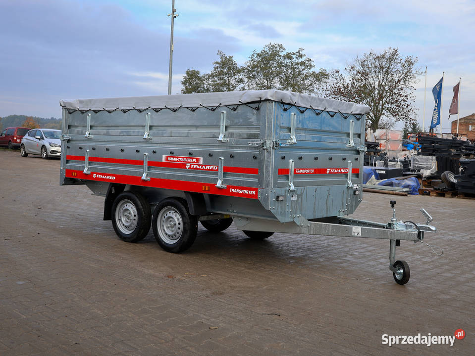 TEMARED TRANSPORTER 30152 z plandeką płaską i Cegielsko