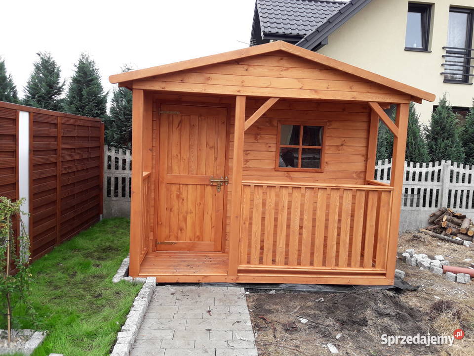 Domek ogrodowy 3x3m z tarasem domek letniskowy Kalety