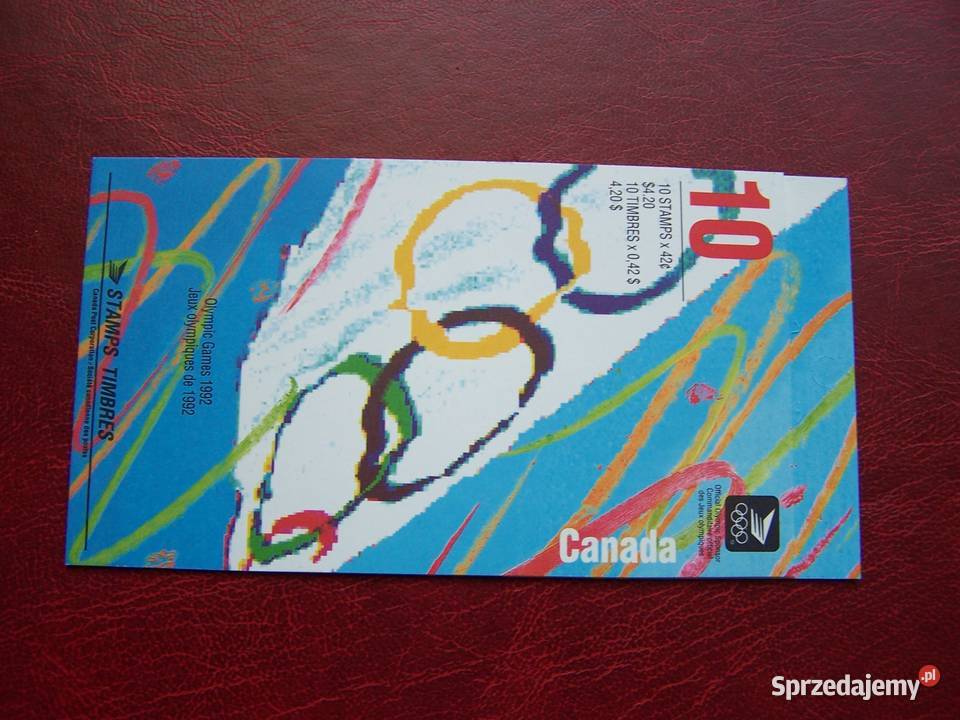 Kanada 1992 MNH Karnet Sport Olimpiada Barcelona śląskie Tychy