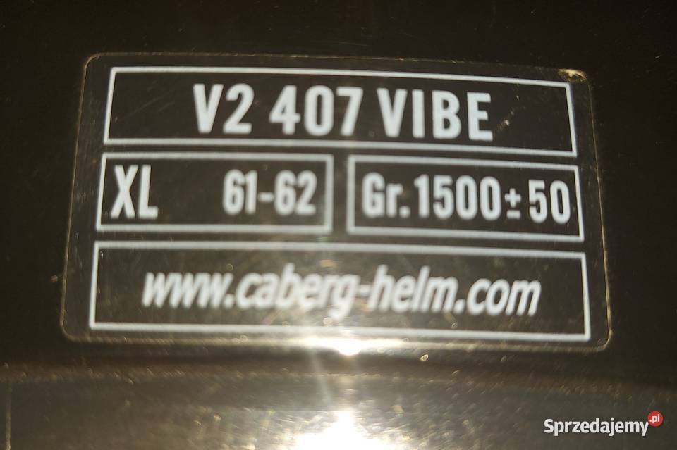 Kask motocyklowy CABERG V2 407 VIBE XL 6162 Wołomin