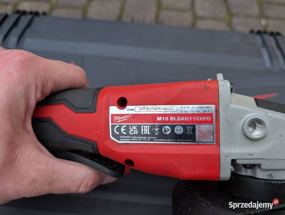 Szlifierka kątowa Milwaukee M18