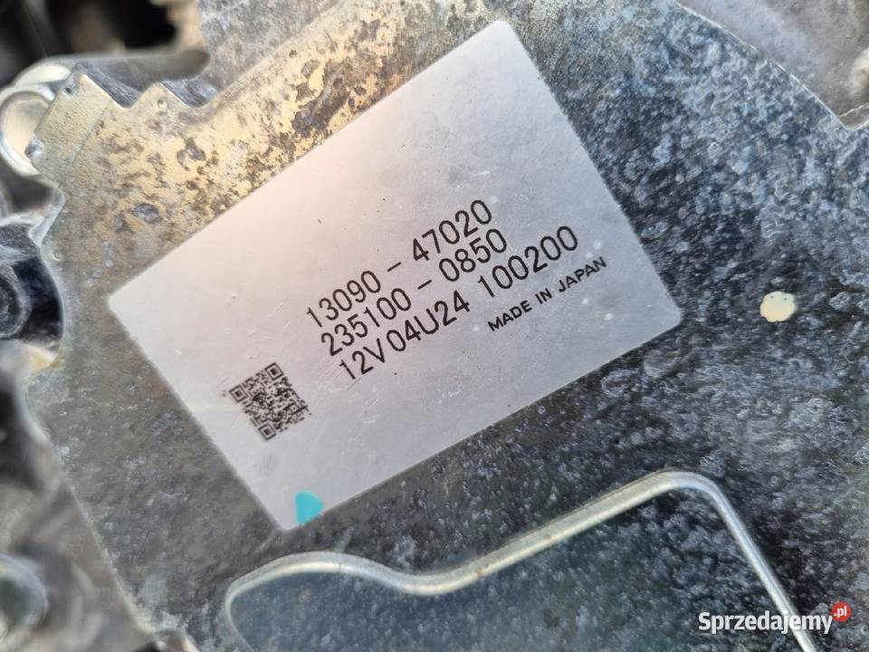 SILNIK BEZ OSPRZĘTU Toyota Yaris III 15 VVTI 112 Silniki kompletne Rudka