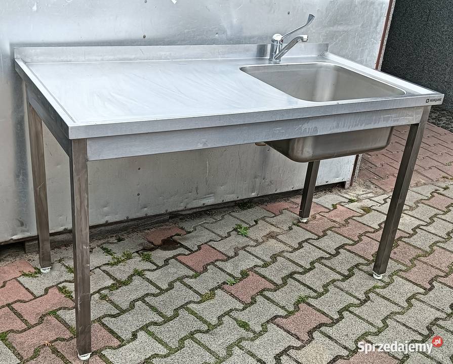 Zlew 1komorowy gastronomiczny 140x70x85 Słupia Kapitulna