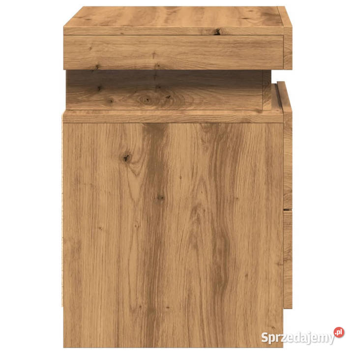 Szafka nocna z LED dąb artisian 35x39x55 Warszawa
