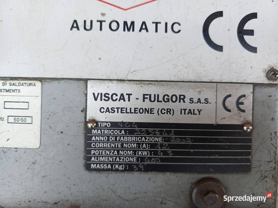Zgrzewarka pił taśmowych Viscat Fulgor VC4 Stężyca