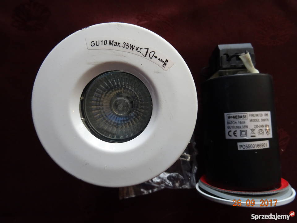 Halogen podsufitowy getmetalowy IP65 2 sztuki Łódź