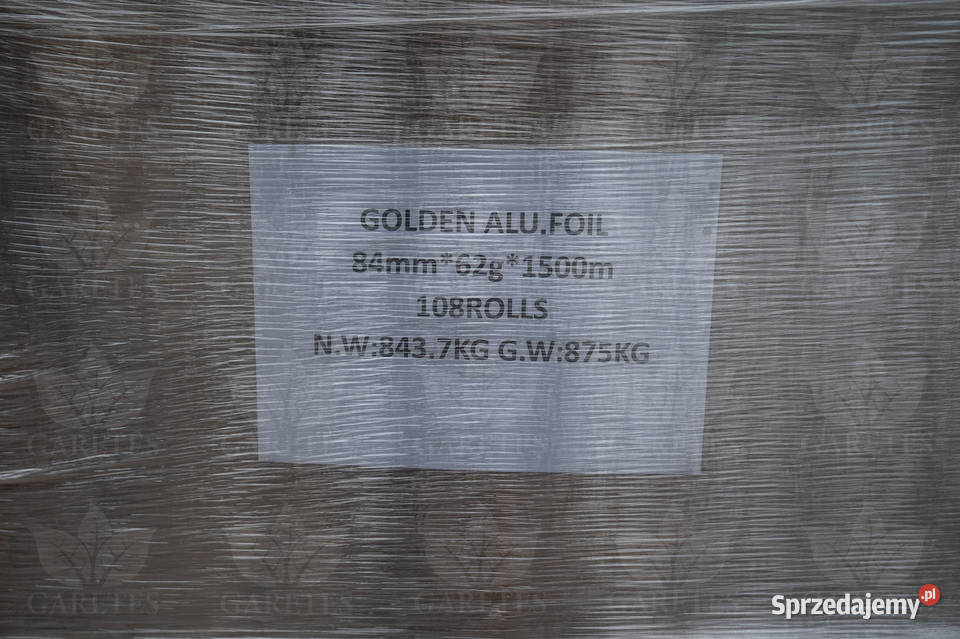 Folia Aluminiowa Metalizowana Złotko 84mm Warszawa