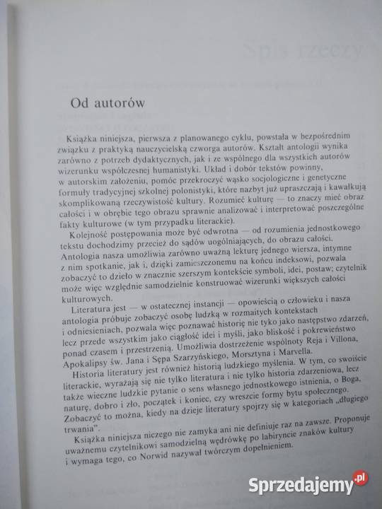 Antologia pierwszej klasy szkoły średniej mazowieckie Warszawa