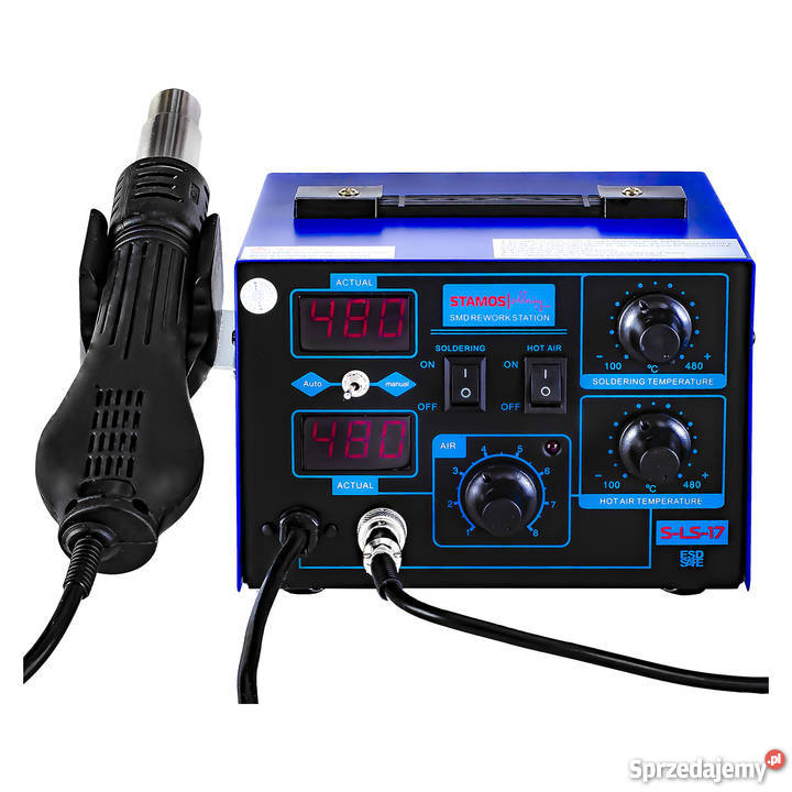 Stacja lutownicza HOT AIR kolba lutownicza Poczesna