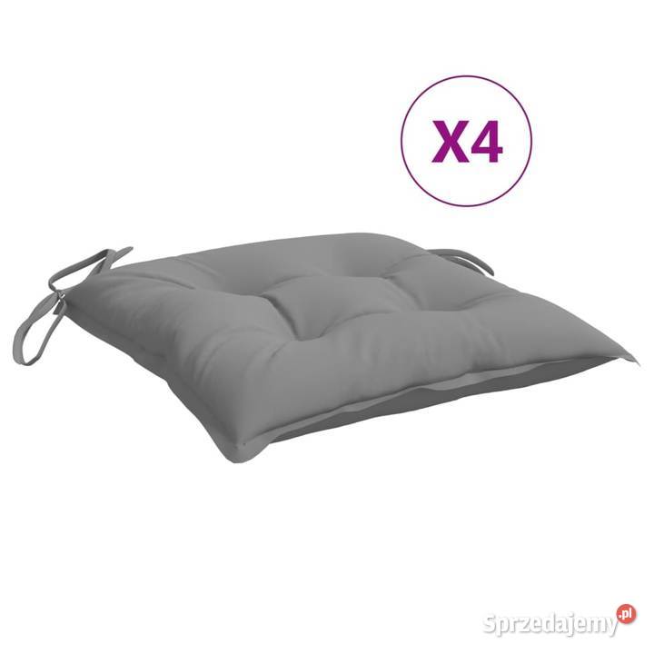 vidaXL Poduszki na krzesła 4 szareSKU361454 Warszawa