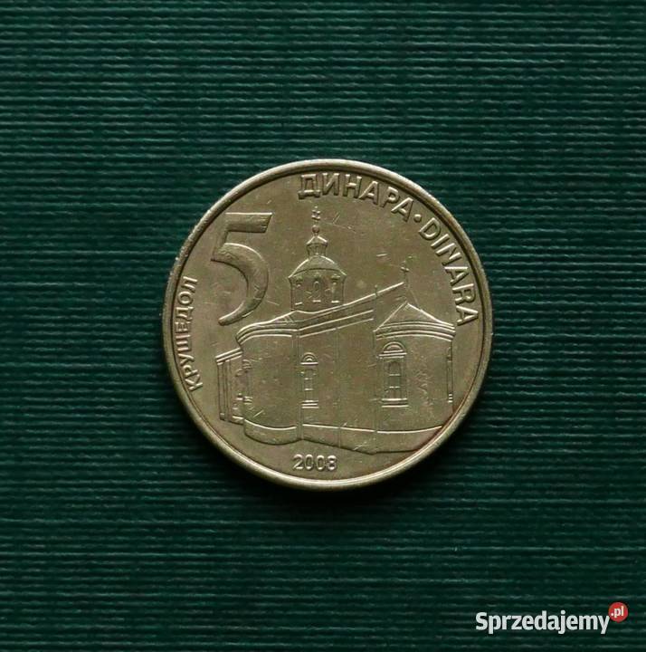 SERBIA 5 dinarów 2008r