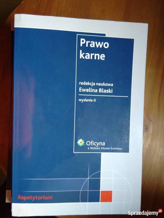 Prawo karne repetytorium Blaski prawo i administracja Kraków