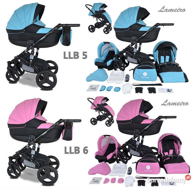 Wózek Dziecięcy Lameiro Limited 3w1 BabeBoss Jaworzno