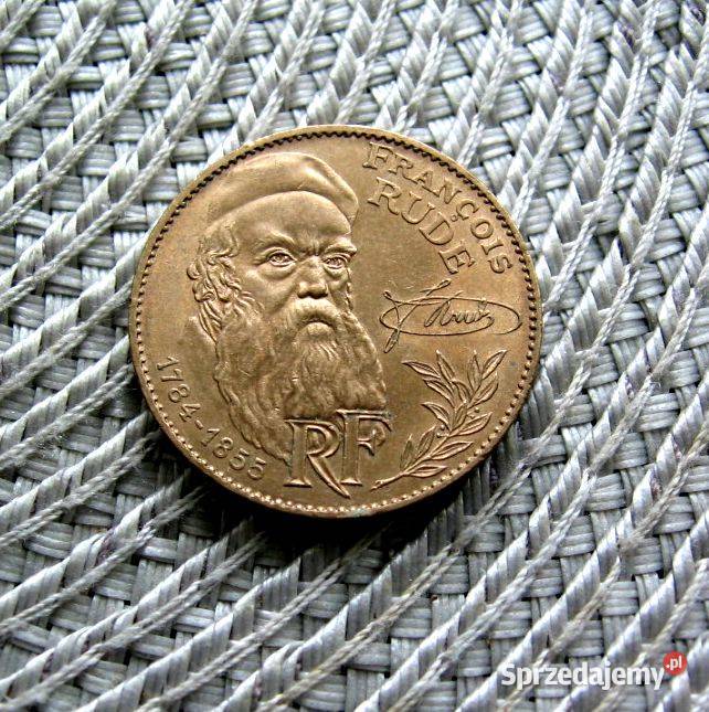 Francja 10 Frank 1984r Rude Ładna Kalisz sprzedam