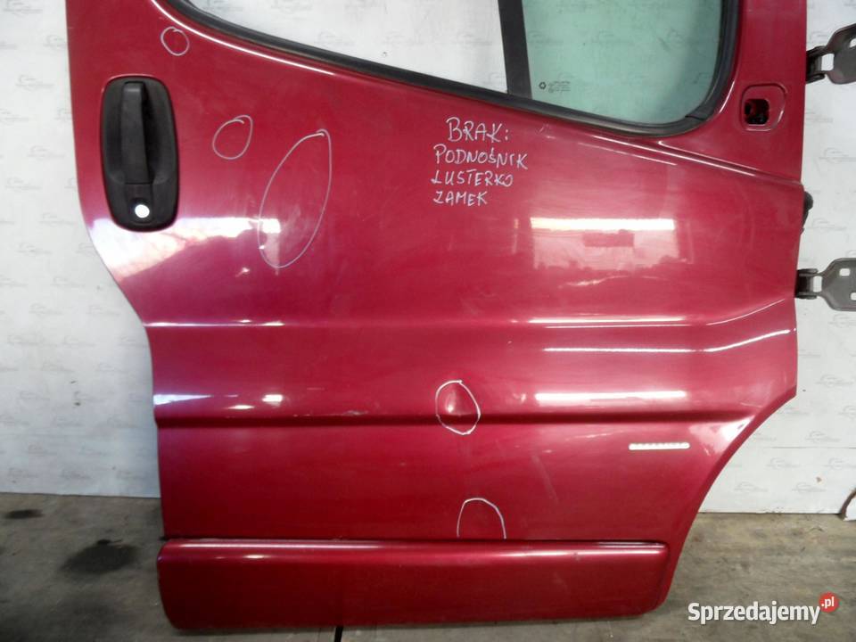 OPEL VIVARO A TRAFIC 07r drzwi prawy przód sprzedam