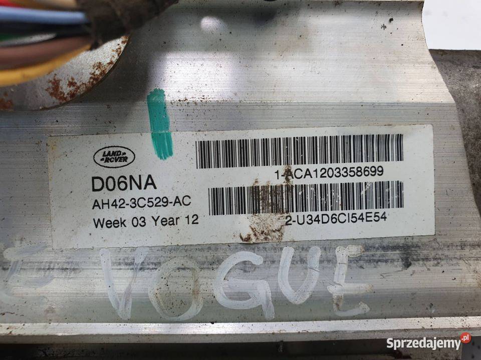 KOLUMNA KIEROWNICZA LAND ROVER RANGE ROVER VOGUE Pozostałe Lipno