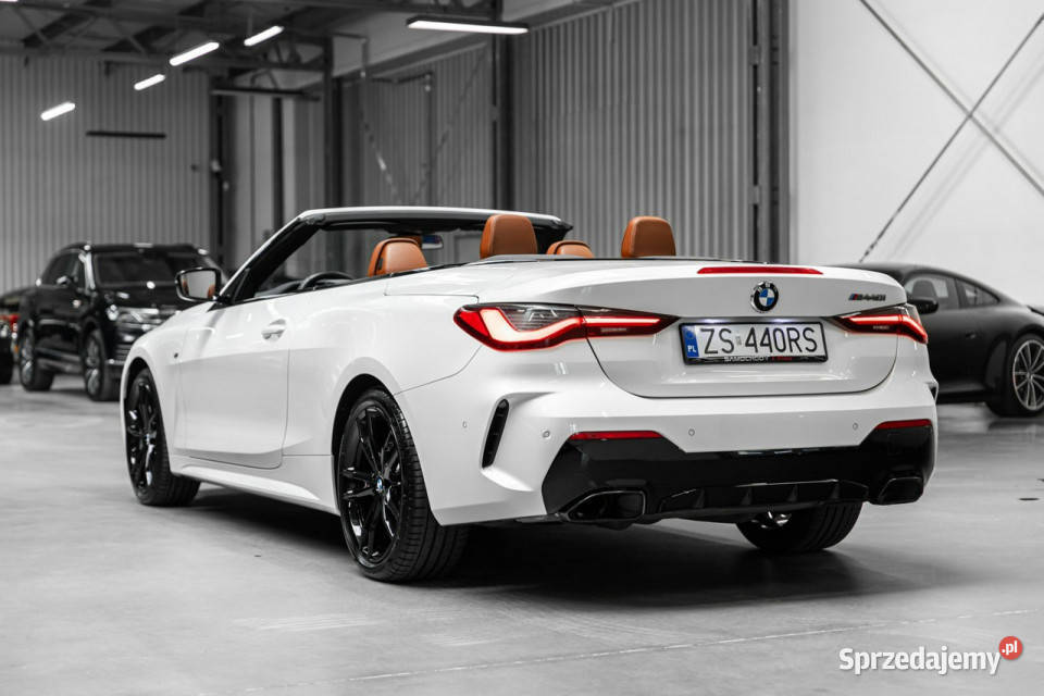 BMW 440 440i xDrive Cabrio Specyfikacja na 410 ogranicznik prędkości