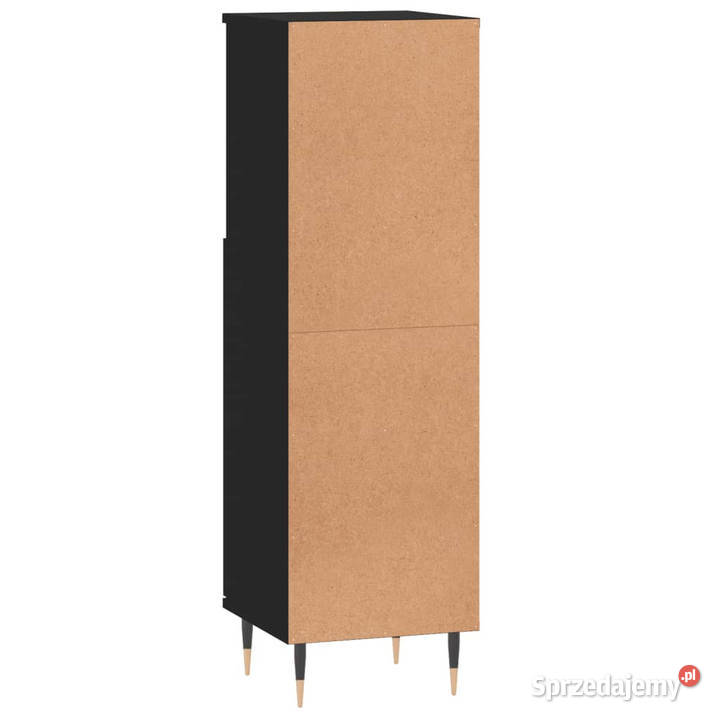 Szafka łazienkowa czarna 30x30x100 materiał Łazienkowe Warszawa