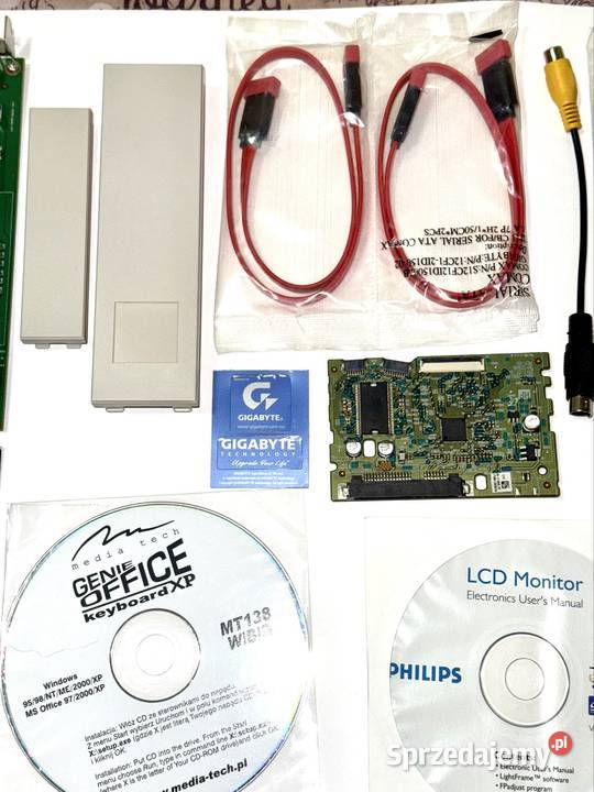 Zestaw komputerowy karta graficzna przewody aktywne Warszawa