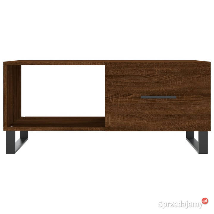 Stolik kawowy brązowy dąb 90x50x40 WM829243 Warszawa