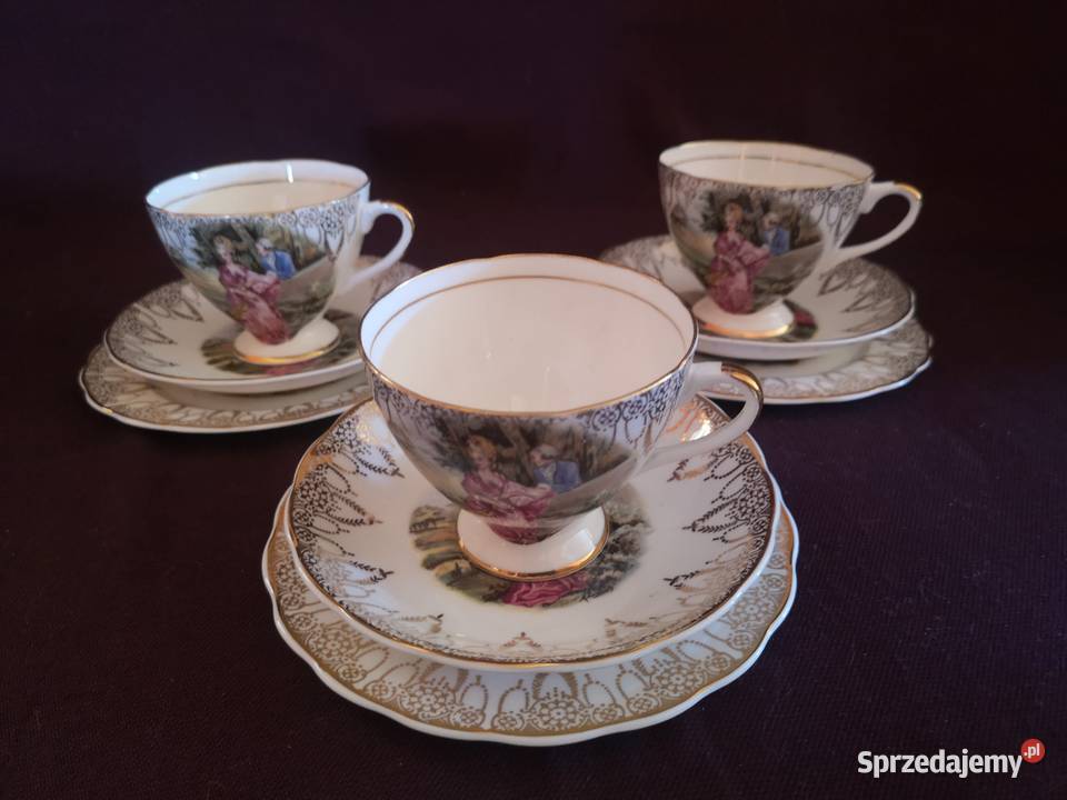 Filiżanka z talerzykiem deserowym Cobrige