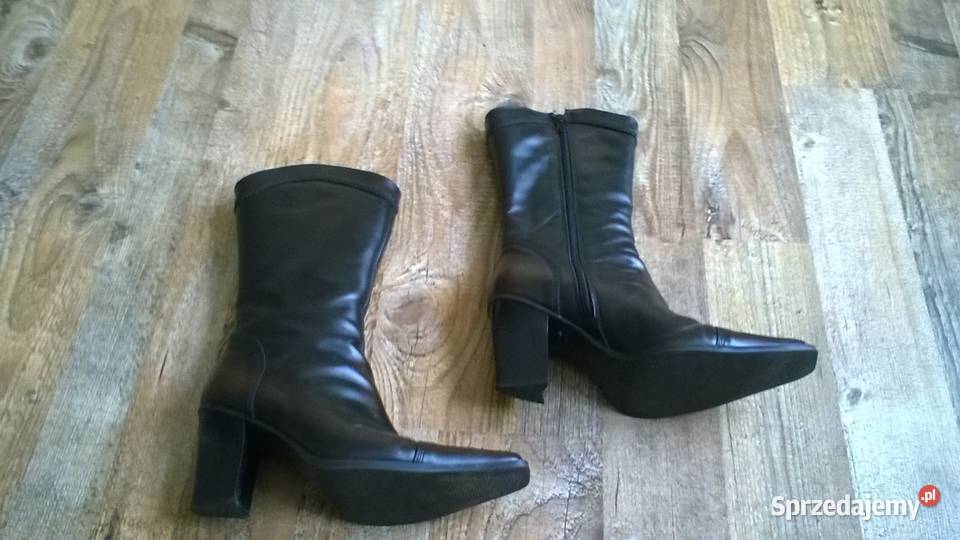 Kozaki skórzane EKSBUT nowe Eksbut Moda i Styl Poznań sprzedam