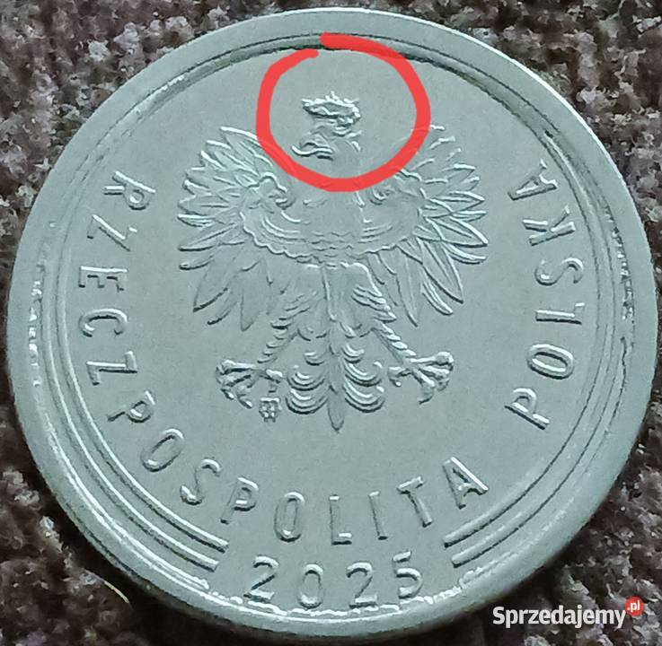 1 Złoty 2025 r Piękny wielodestrukt około wielkopolskie Konin