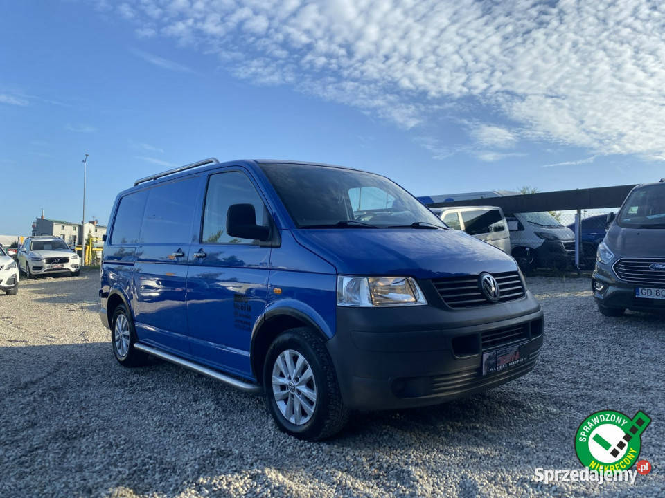 Volkswagen Transporter T 5 19tdi orurowany klima VAT marża Gdańsk
