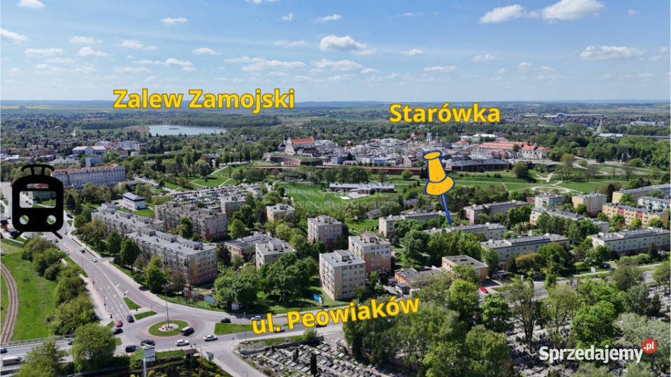 Okazja 52 m z balkonem Starówki Zamość