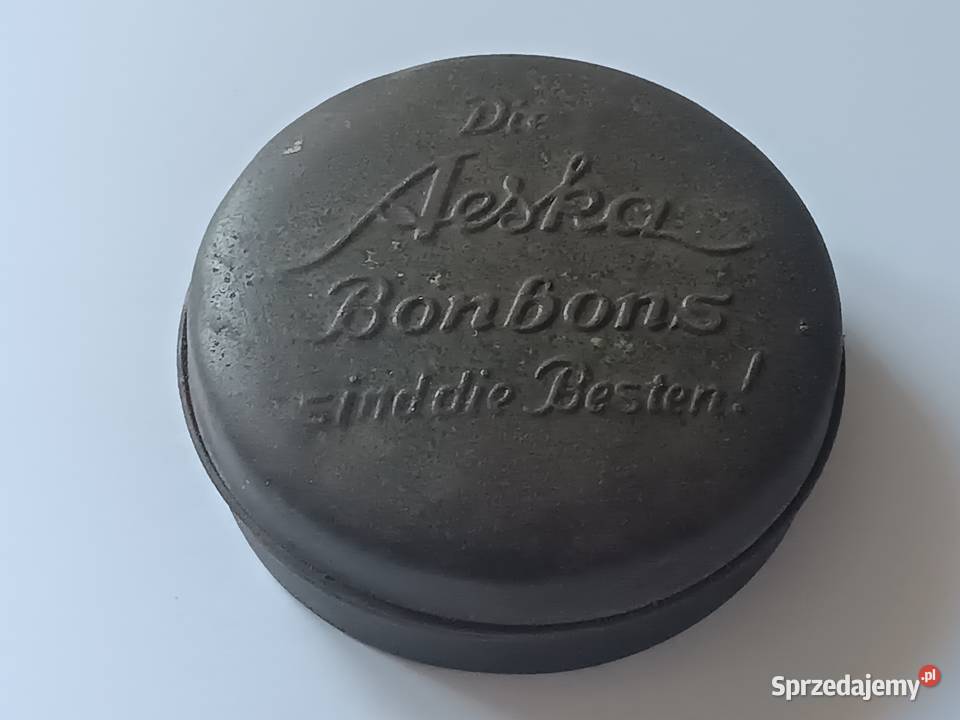 Stara puszka Aeska Bonbons metalowa Niemcy ok Rzeszów