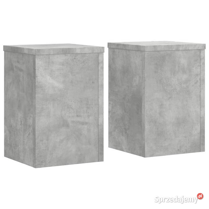 Podstawki pod doniczki 2 szarość betonu 20x20x30 Warszawa sprzedam