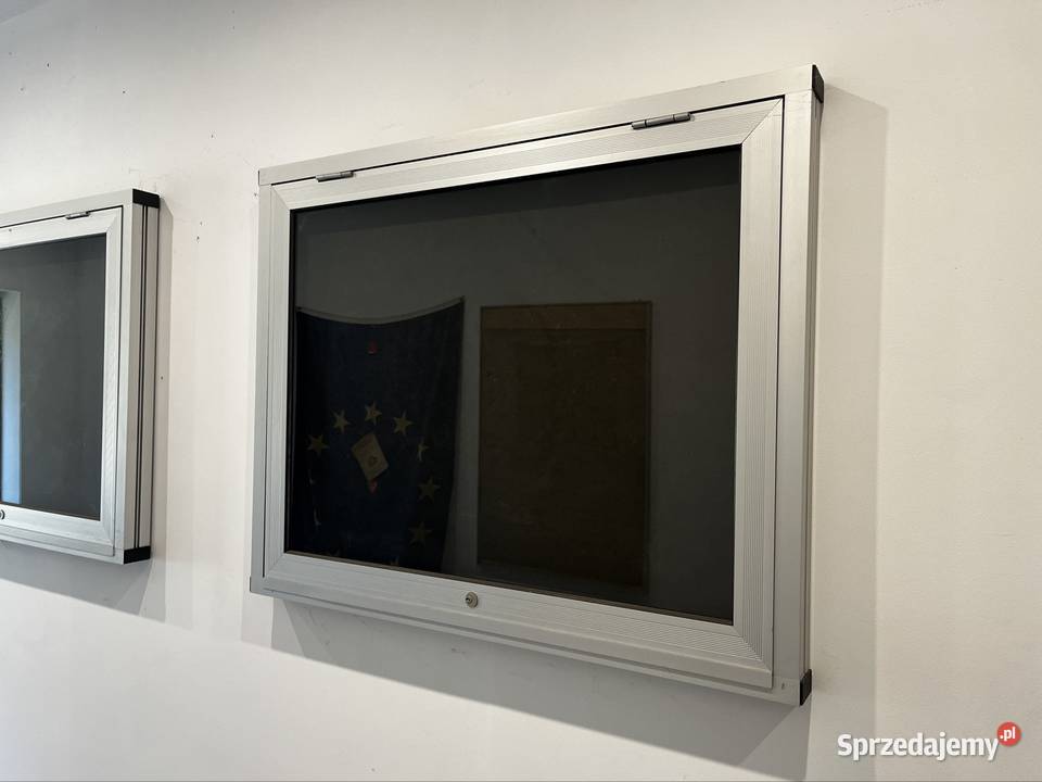 Gablota ogłoszeniowa szklana aluminiowa Bytom