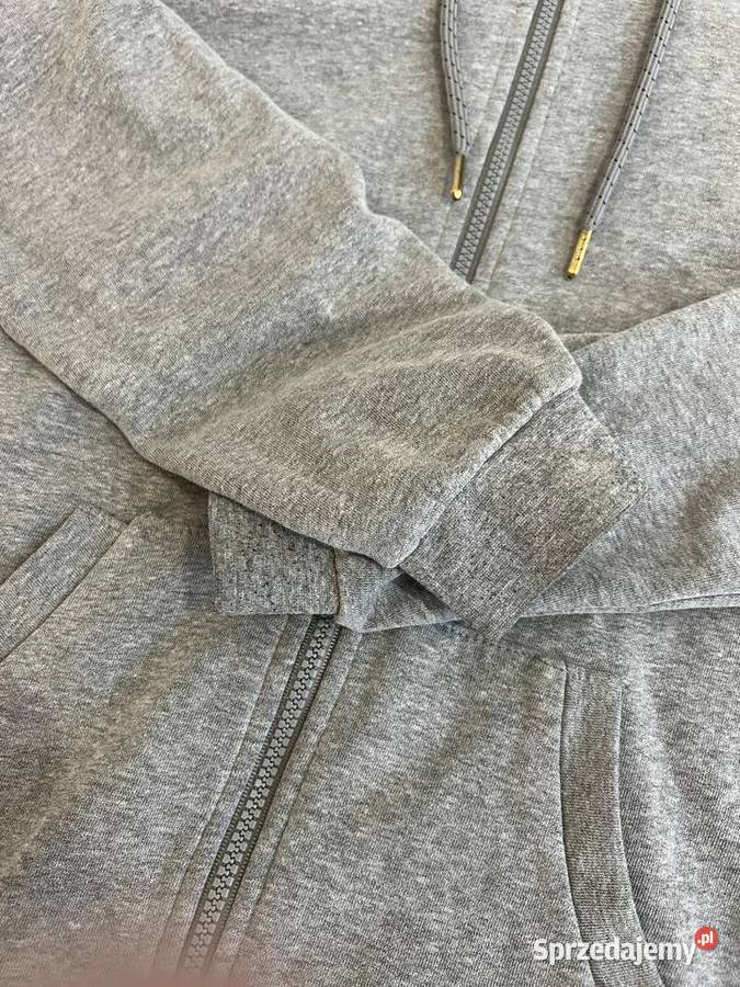 Sweter bluza z kapturem rozsuwana szara sinsay Jasło