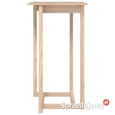 vidaXL Stolik barowy 60x60x110 lite drewno Warszawa