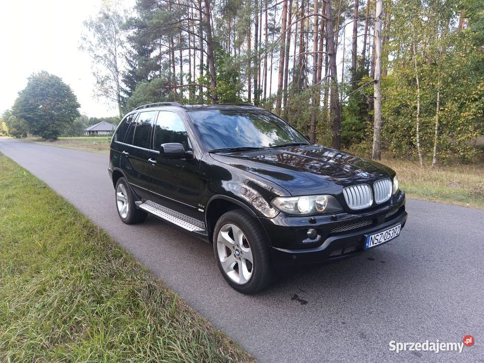 Bmw x5 E53 manualna skrzynia stan Rok produkcji 2004 Szczytno