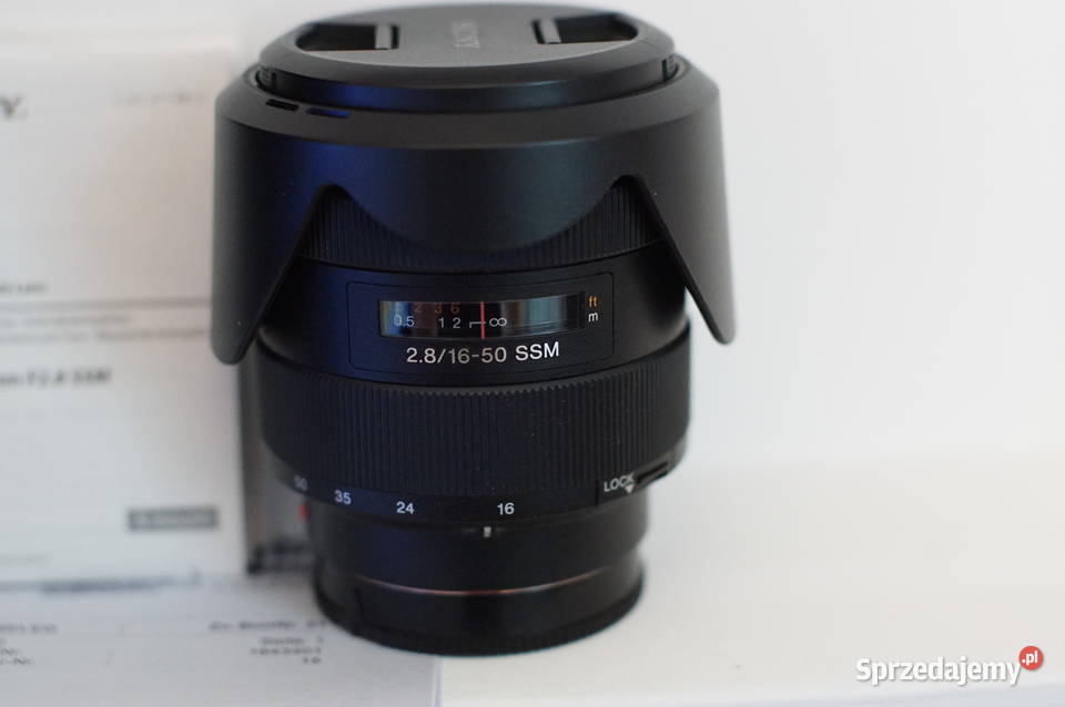 Obiektyw SONY SAL 1650 f28 SSM śląskie Bielsko-Biała