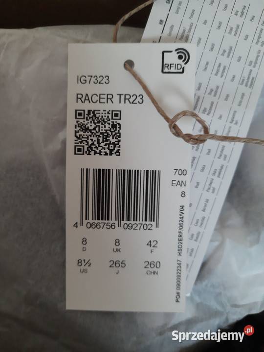 Buty sneakersy Adidas Racer TR23 r 42 265 IG7323 Krotoszyn