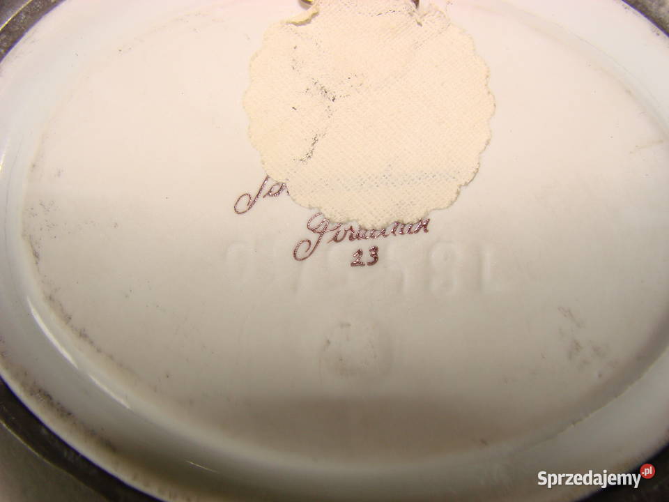 Schwarzenhammer Porzellan obrazki z ptakami Pruszcz Gdański