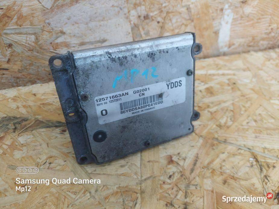 STEROWNIK SILNIKA KOMPUTER OPEL 12571663AN Czujniki i sterowniki Gliwice sprzedam