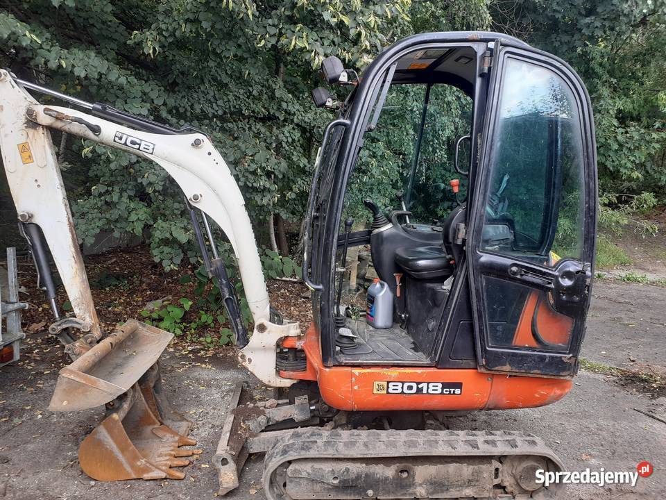 Sprzedam minikoparka JCB 8018 2011r mht 2100 śląskie Katowice sprzedam
