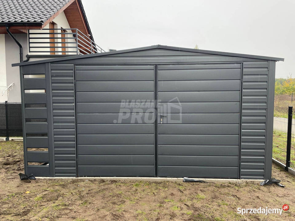 Domek Ogrodowy 4x3 wiata antracyt Brama Katowice