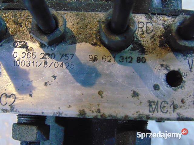 POMPA HAMULCOWA ABS C5 III X7 20 HDI 9662131280