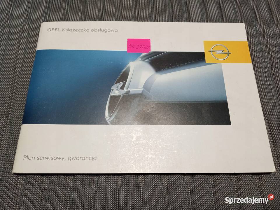 Opel ASTRA 2 CLASSIC G 2006 Książka Gwarancyjna Łódź sprzedam