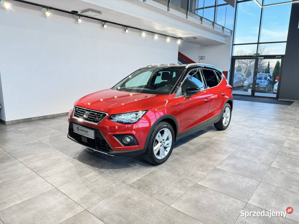 Seat Arona FR 10TSI 115 M6 2020 r salon tempomat Arona Myślenice