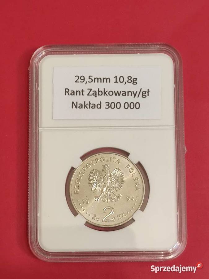 1995r Moneta 2 Bitwa Warszawska mennicza Lębork