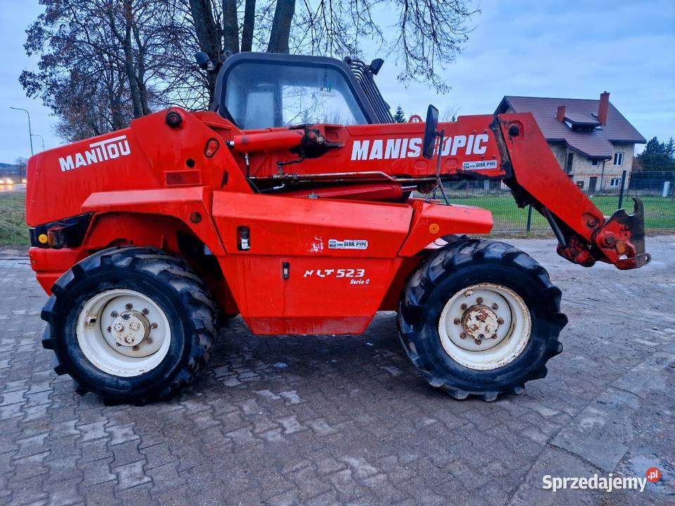 Manitou MLT 523 C 1995r małe gabaryt Perkins JCB Manitou podlaskie Dobrzyniewo Duże