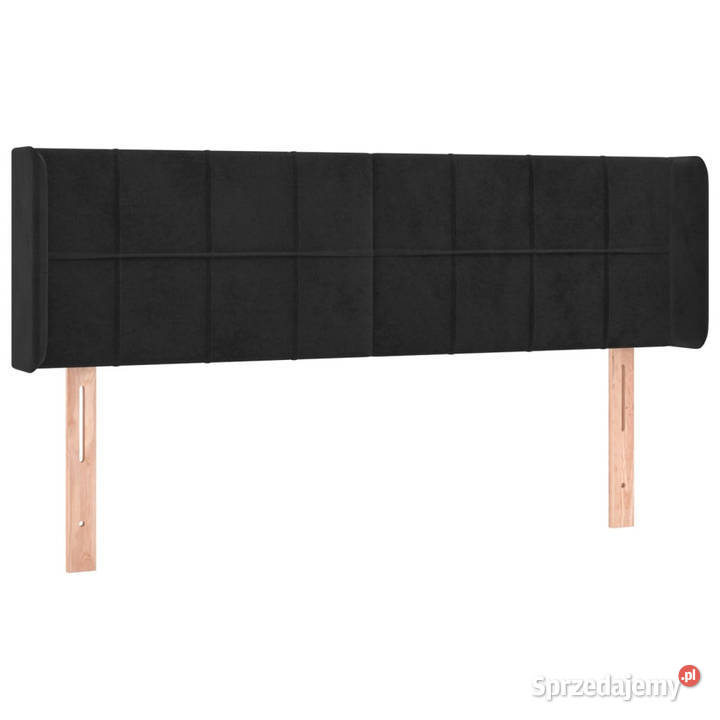Zagłówek do łóżka z LED czarny 147x16x7888 Warszawa