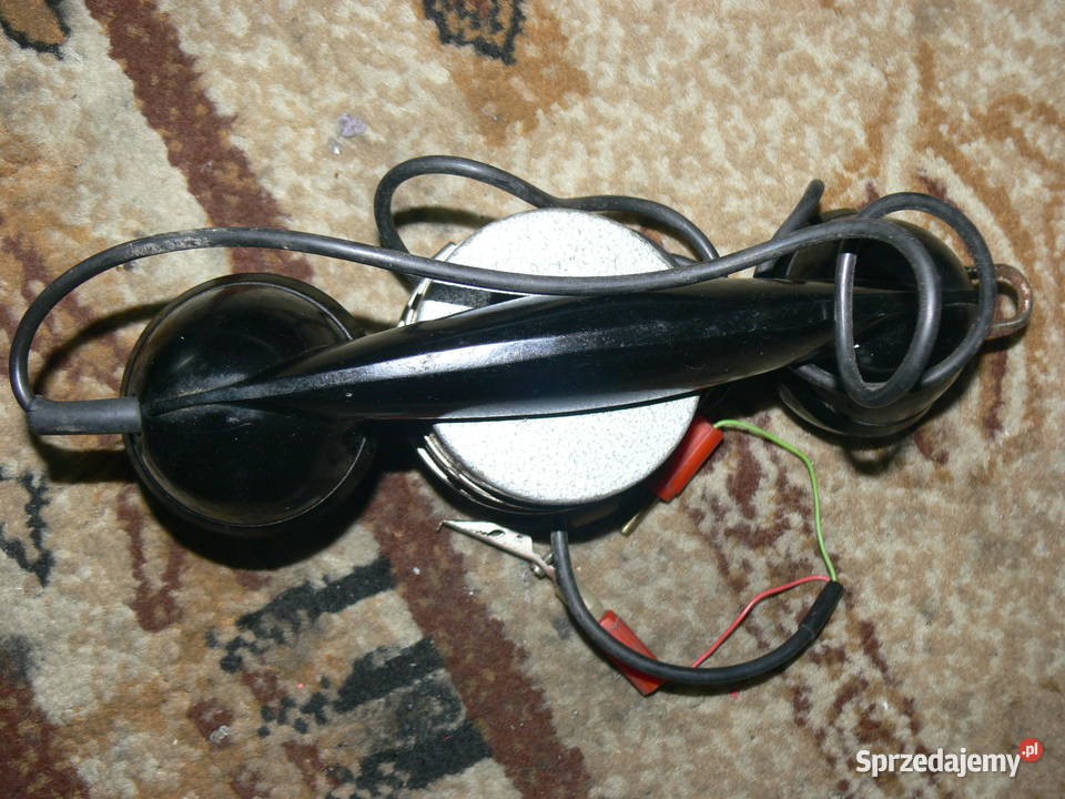 Stara zabytkowa słuchawka montera z tarczą Tomaszów Mazowiecki sprzedam