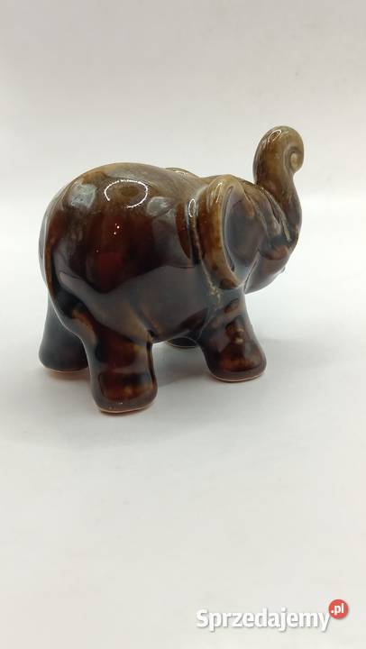Figurka brązowego słonia Zamość