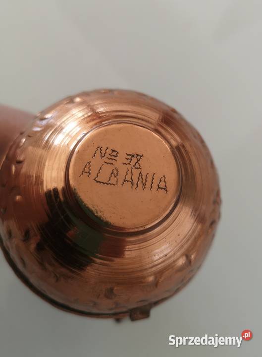 dzbanek miedziany vintage Albania